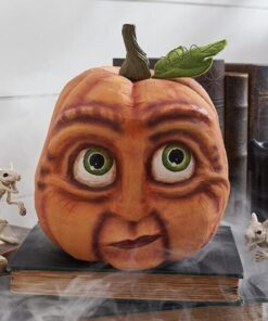 Expressive Pumpkin Faces Halloween Decoration