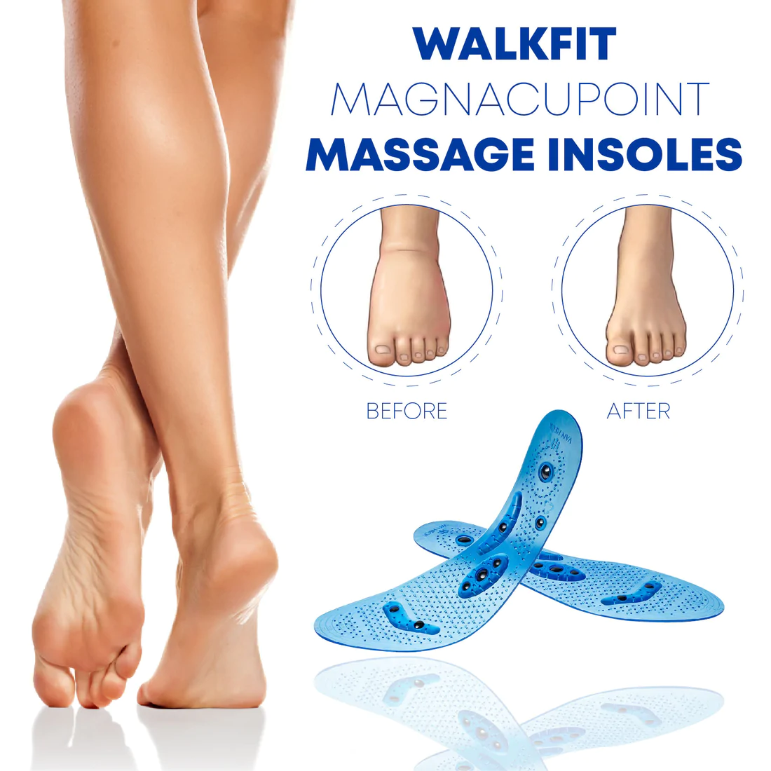 WalkFit MagnAcupoint Massage Insoles