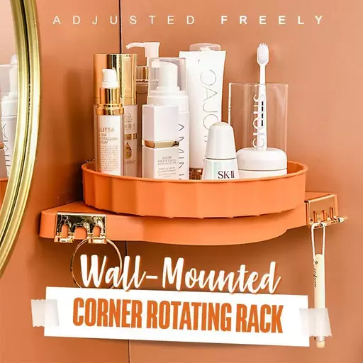 Wall-Mounted Corner Rotating Rack