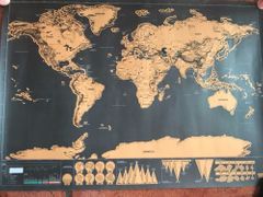 Wanderlust Scratch Off World Map