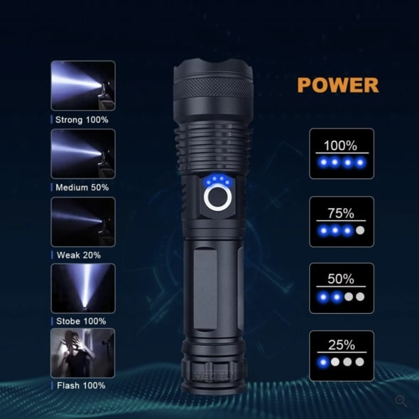 Water-Proof Military Grade Flashlight