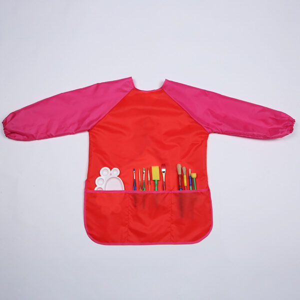 Sleeves Waterproof Baby Apron