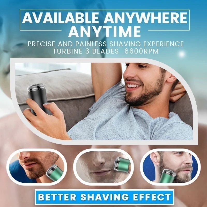 Mini Portable Men's Grooming Shaver