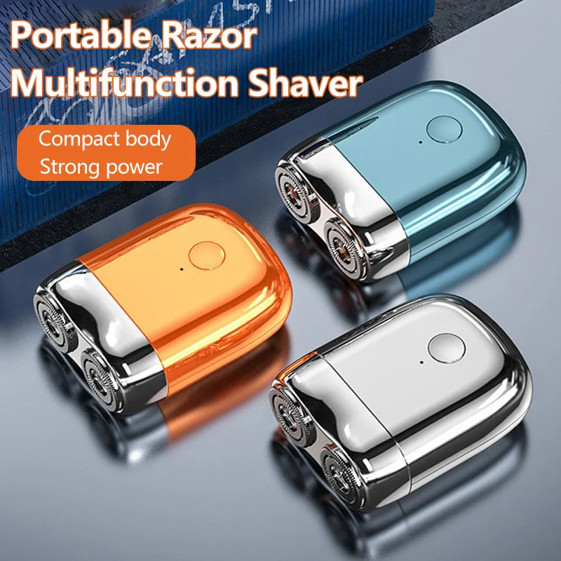 Waterproof Portable USB Men's Shaver