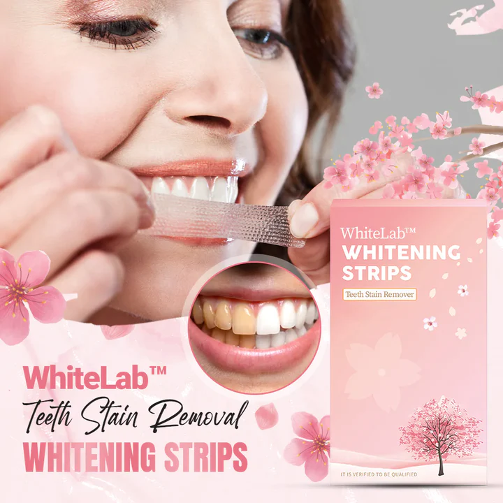 WhiteLab Teeth Stain Removal Whitening Strips