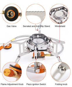 Camping Outdoor Windproof Gas Burner