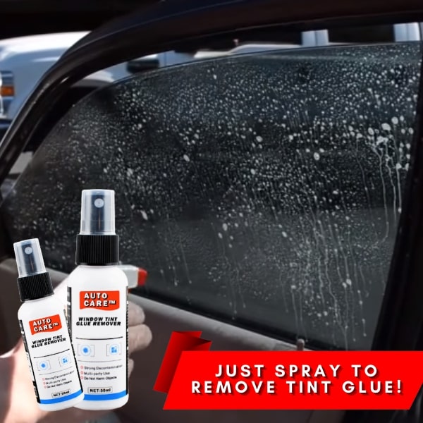 Window Tint Glue Remover