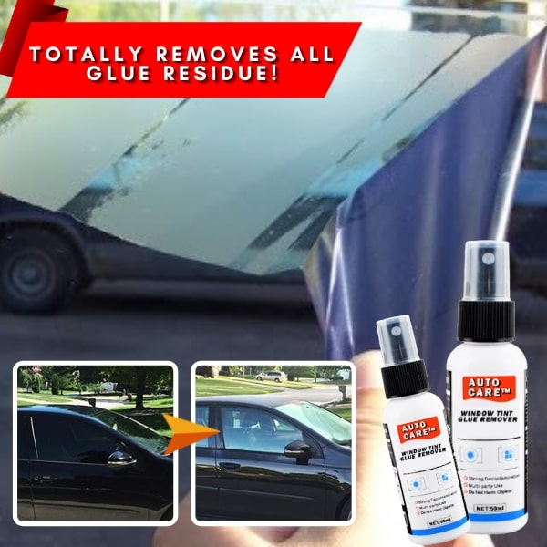 Window Tint Glue Remover