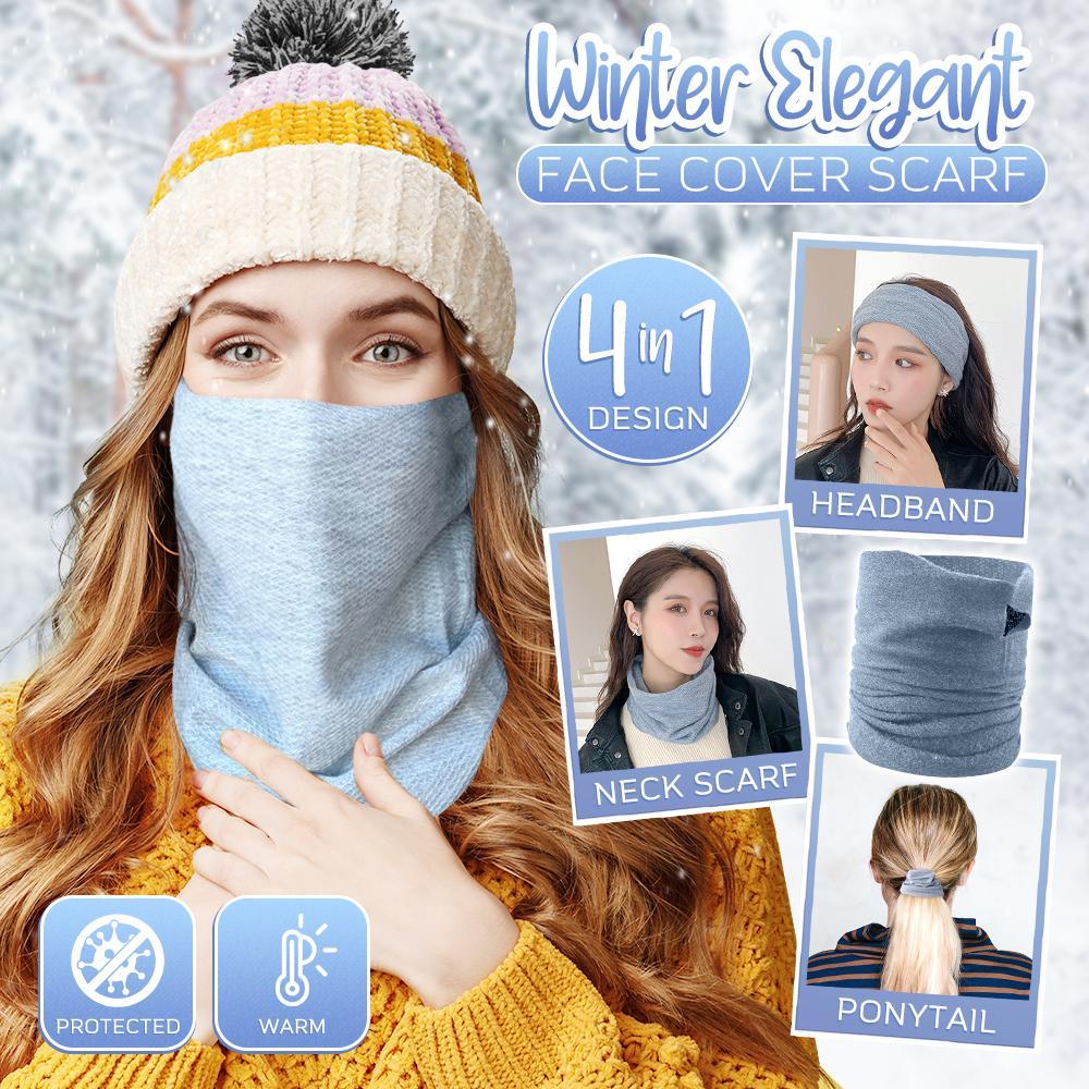 Winter Elegant 4 in 1 Face Cover Scarf