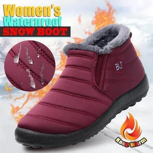 Winter Warm Snow Waterproof Cotton Shoes