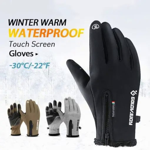 WinterWarm Waterproof Touch Screen Gloves