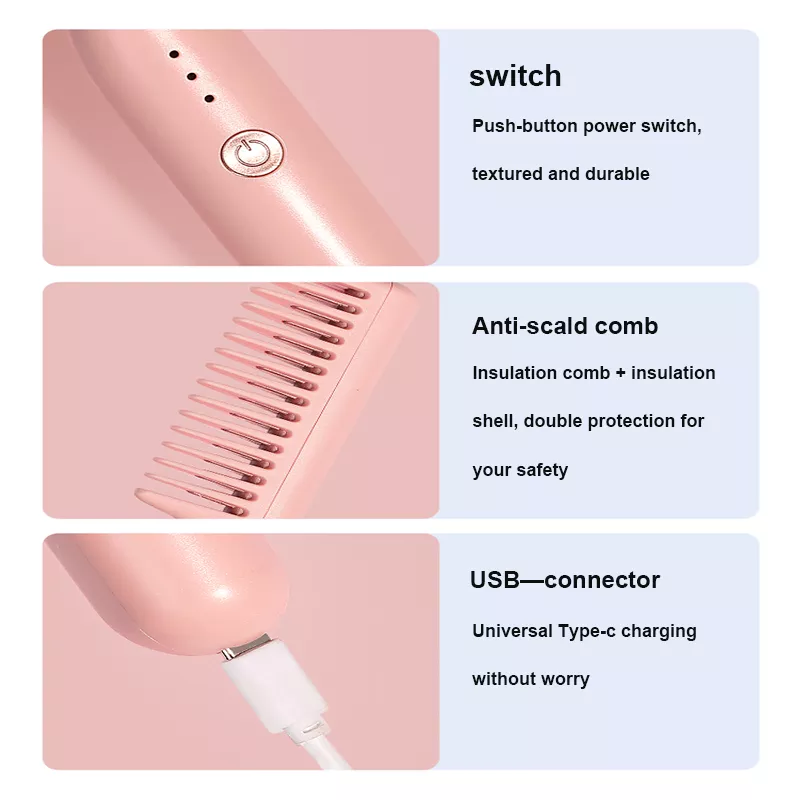 Cordless Hair Straightening Brush