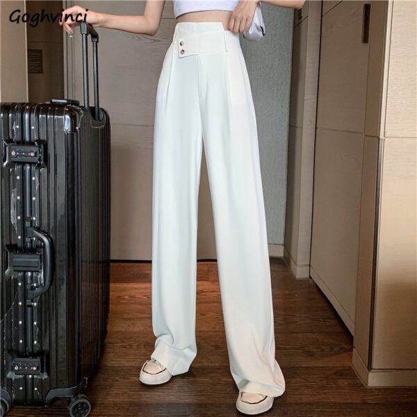 Woman's Casual Full-Length Loose Pants