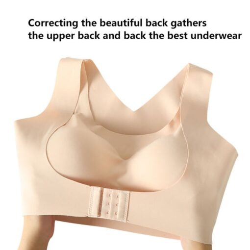 Seamless Front Buckle Support Bra