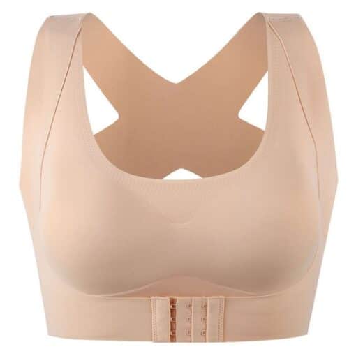 Seamless Front Buckle Support Bra