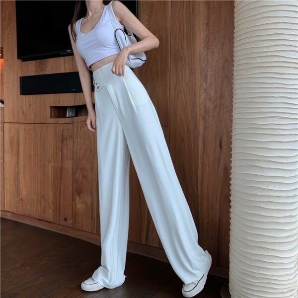 Woman's Casual Full-Length Loose Pants