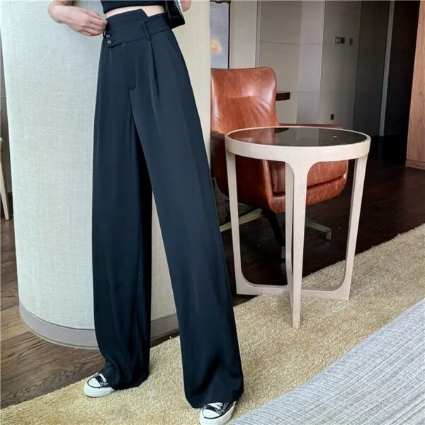 Woman's Casual Full-Length Loose Pants