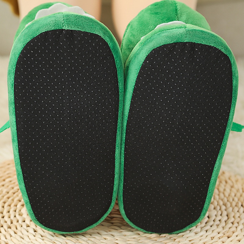 Christmas Crocodile Slippers With Open Mouth