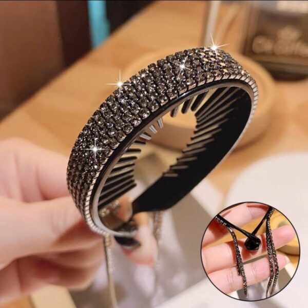 Rhinestone Hairpin Horsetail Clip