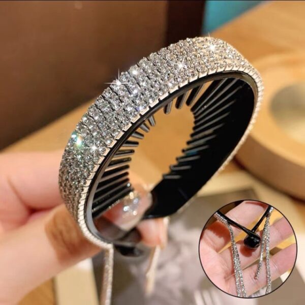 Rhinestone Hairpin Horsetail Clip