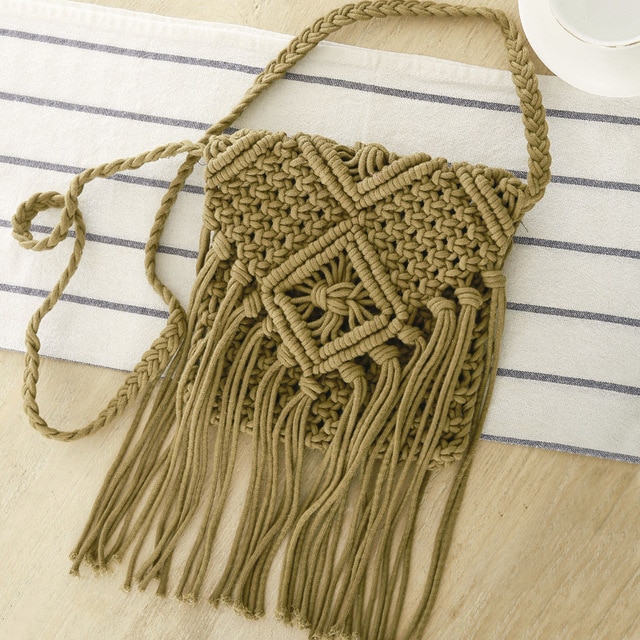 Small Cross Body Macrame Bags