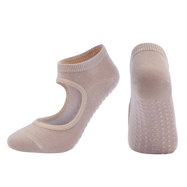 Anti-Slip Breathable Backless Yoga Socks