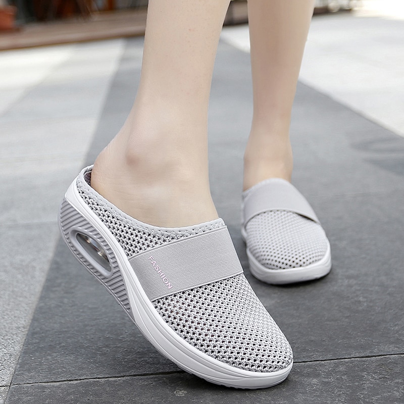 Air Cushion Slip-On Walking Shoes