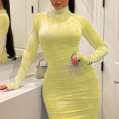 Long Sleeve Bandage Dress