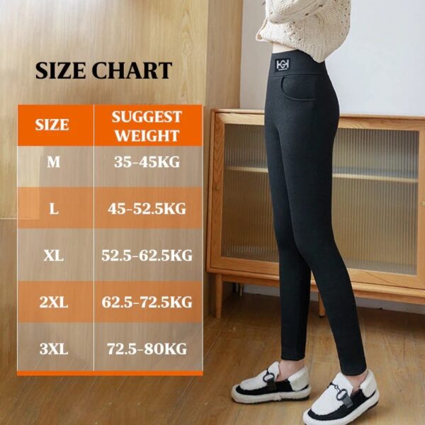 Women's Fashionable Thermal Cashmere Slim Pants