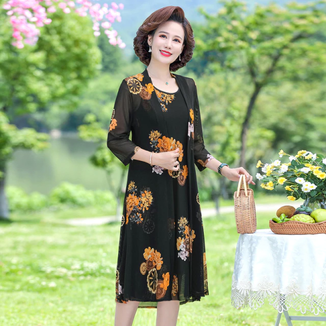 Womens Floral Print Dress