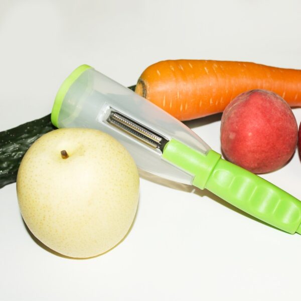 Vegetable Skin Peeler With Barrel