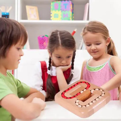 Wood Puzzles Mazes Game Toy