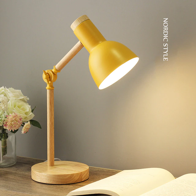 Wooden Folding Table Lamp 3D Night Light