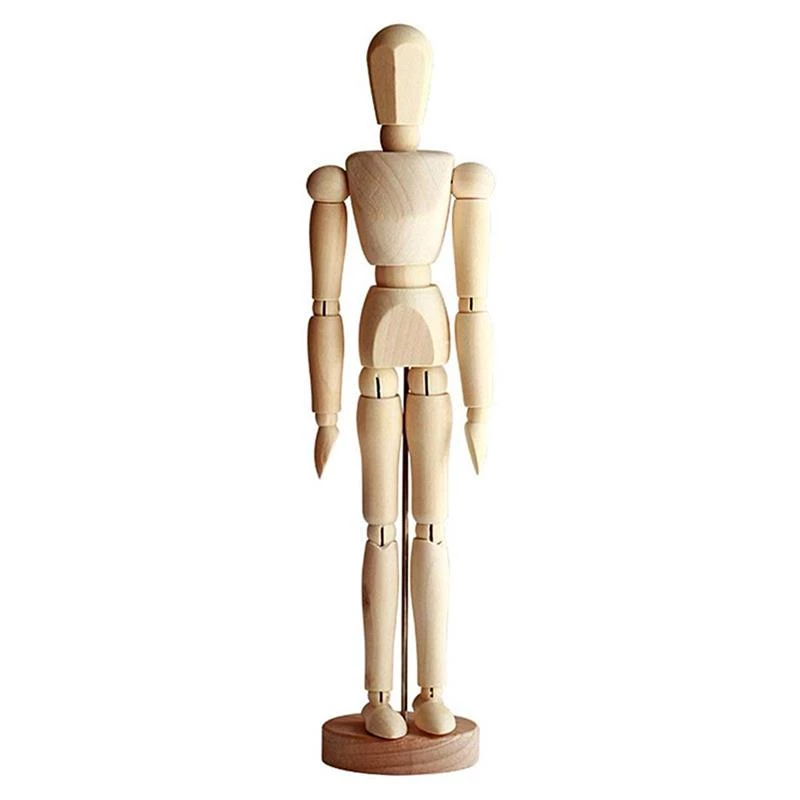 Wooden Human Mannequin Figurine For Body Base Drawing