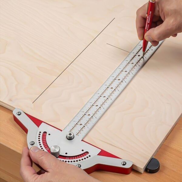 Adjustable Woodworkers Edge Ruler