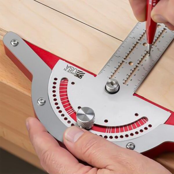 Adjustable Woodworkers Edge Ruler