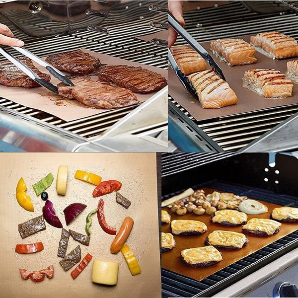 Reusable BBQ Grill Mat (5pcs)