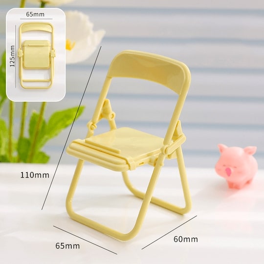 Versatile Mini Folding Chair Phone Stand