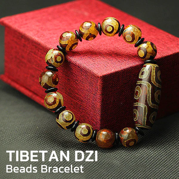 Maya Treasure Dzi Beads Feng Shui Bracelet