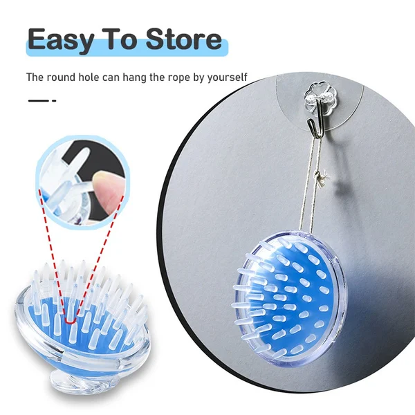 Silicone Shampoo Massage Brush