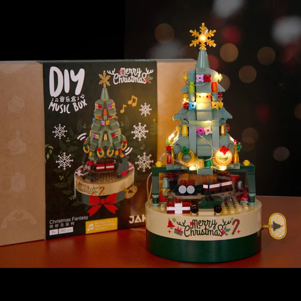 DIY Building Blocks Christmas Tree Octavo Box