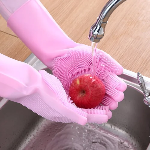 Silicone Cleaning Gloves