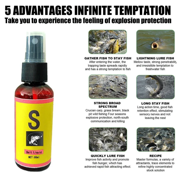 New Natural Bait Scent Fish Attractants For Baits