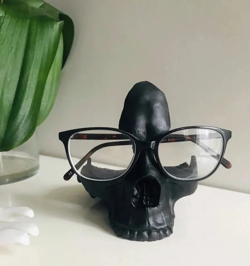 Halloween Skull Glasses Frame Holder