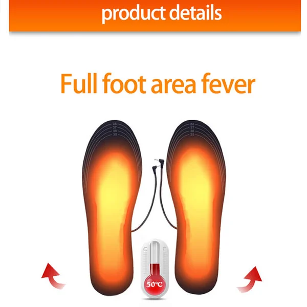 USB Heated Shoe Insoles