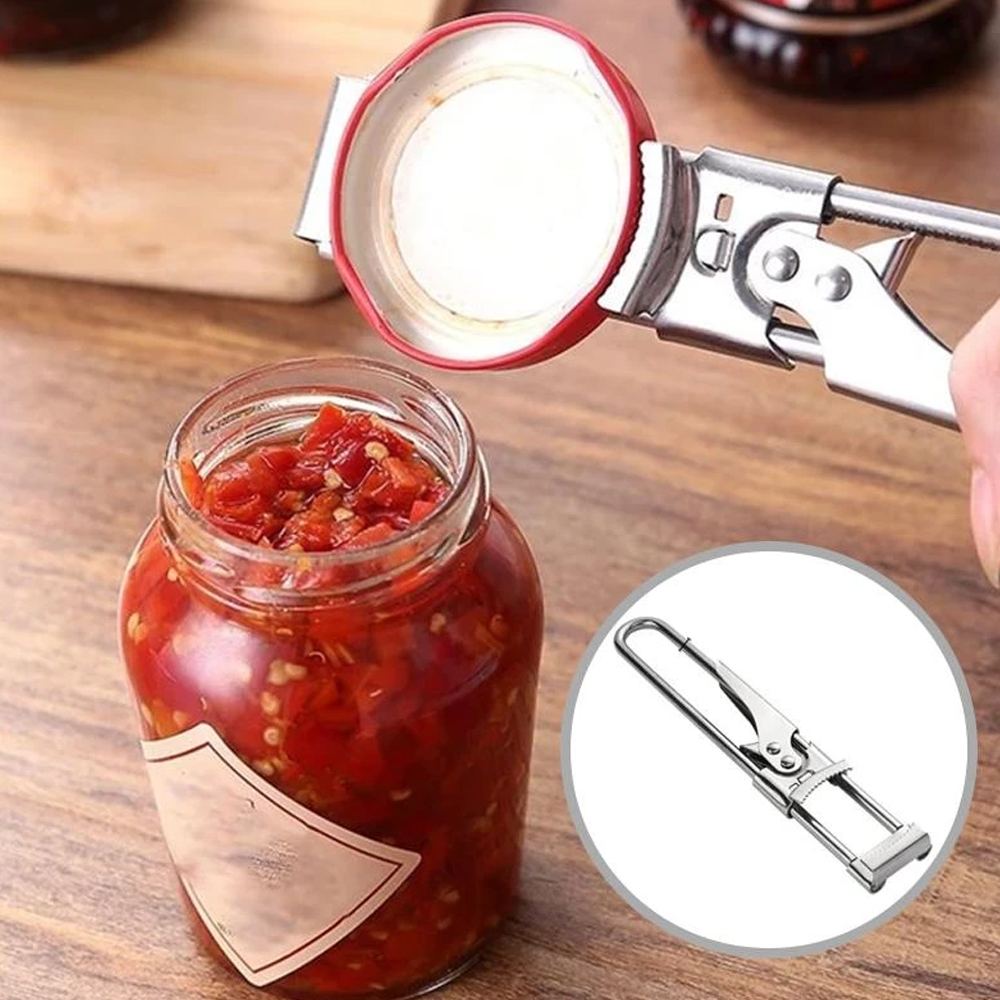 Adjustable Stainless Steel Can Lid Opener