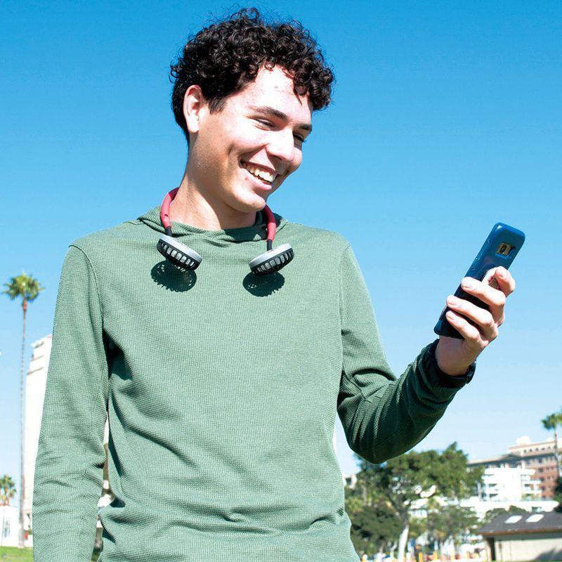 Wearable Portable Neck Fan For Personal Cooling