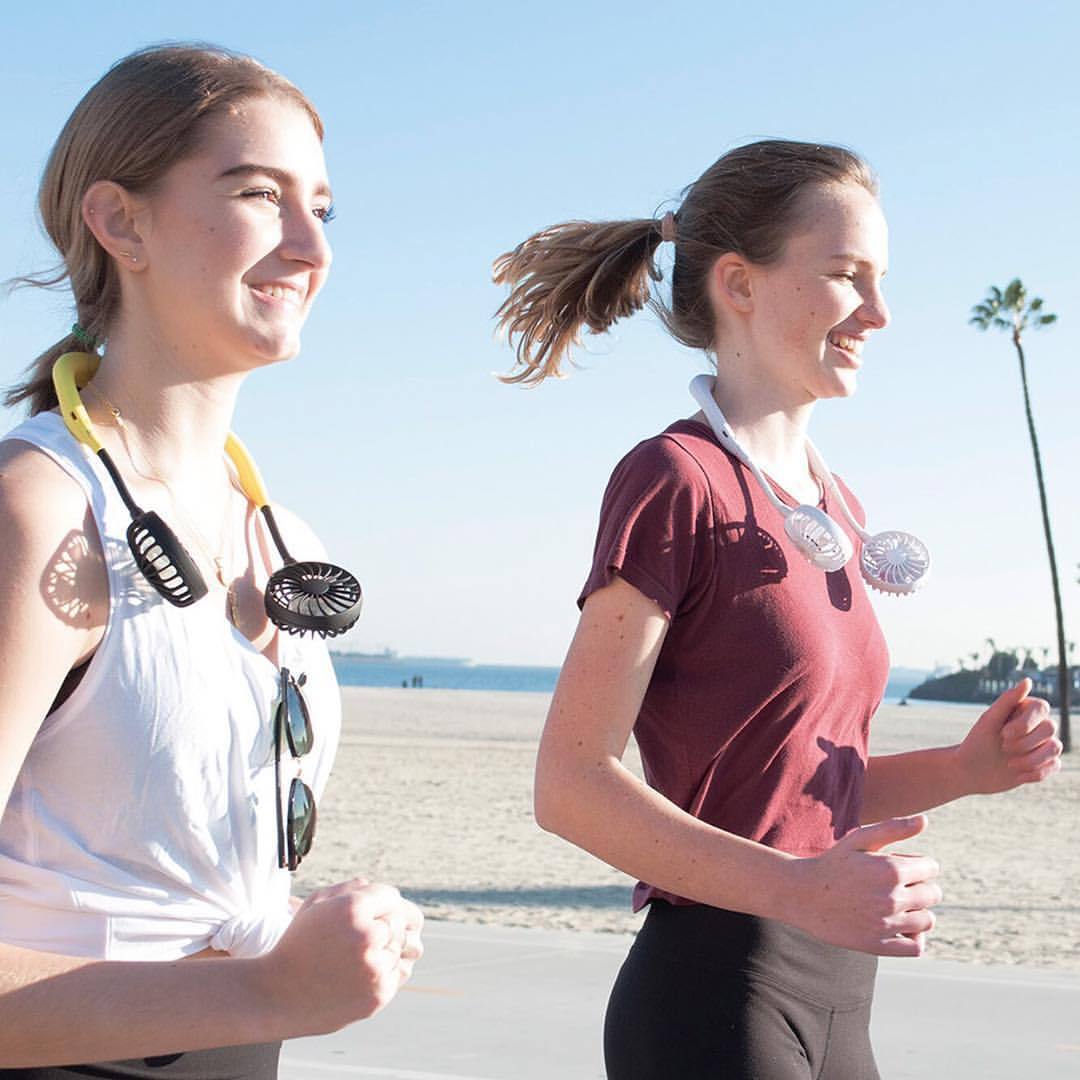 Wearable Portable Neck Fan For Personal Cooling