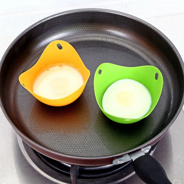 Arched Edges Multifunctional Silicone Egg Poacher