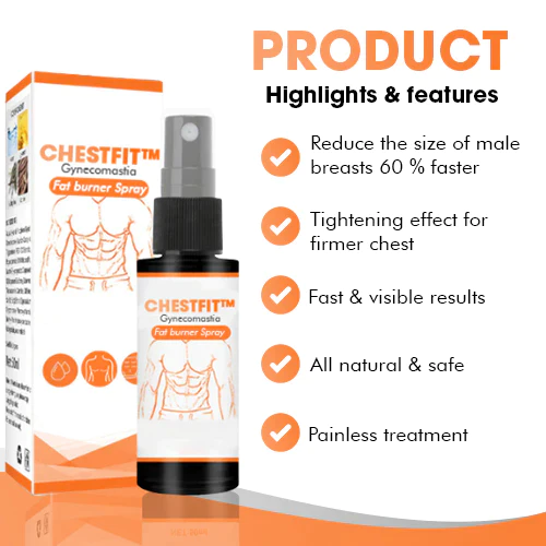 ChestFit Gynecomastia Fat Burner Spray